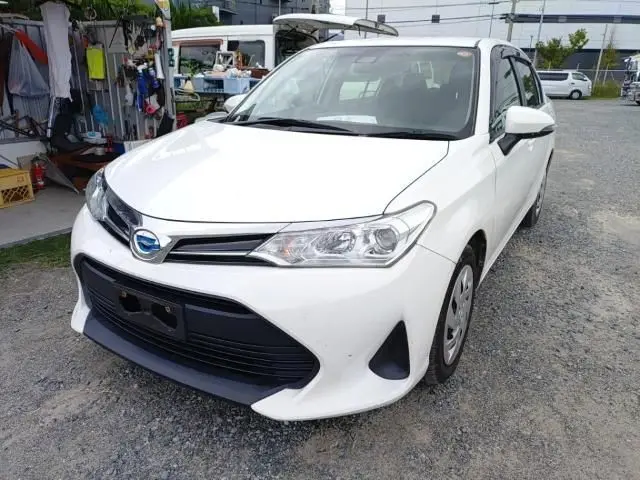 2021 Toyota Corolla Axio HYBRID EX ECVT White Sedan for sale, Japanese used car export | GULJI TRADERS