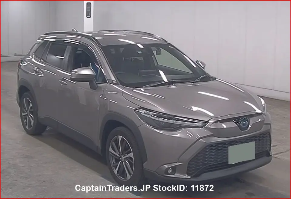 2022 Toyota Corolla Cross Brown SUV for sale, Japanese used car export | GULJI TRADERS