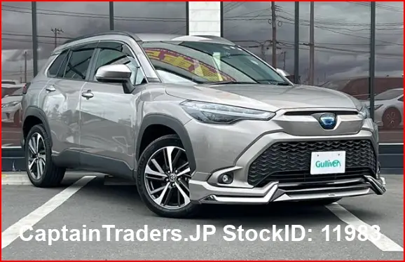 2023 Toyota Corolla Cross - photo 1 2023 Toyota Corolla Cross GRAY SUV for sale, Japanese used car export | GULJI TRADERS
