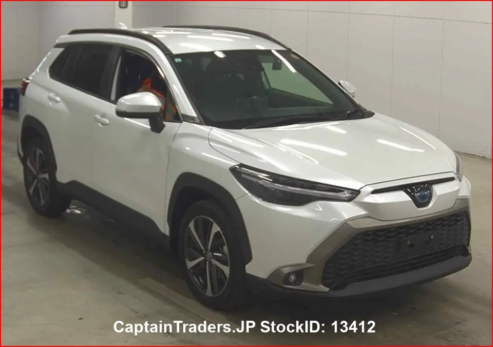 2023 Toyota Corolla Cross Pearl SUV for sale, Japanese used car export - photo 1 of 26 | GULJI TRADERS