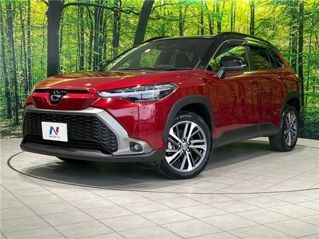 2025 Toyota Corolla Cross Hybrid Z - photo 1 2025 Toyota Corolla Cross Hybrid Z Red SUV for sale, Japanese used car export - photo 1 of 30 | GULJI TRADERS