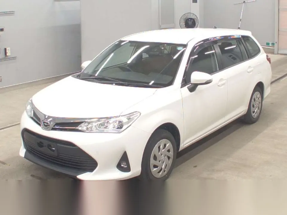 2019 Toyota Corolla Fielder 1.5x White Sedan for sale, Japanese used car export - photo 1 of 15 | GULJI TRADERS