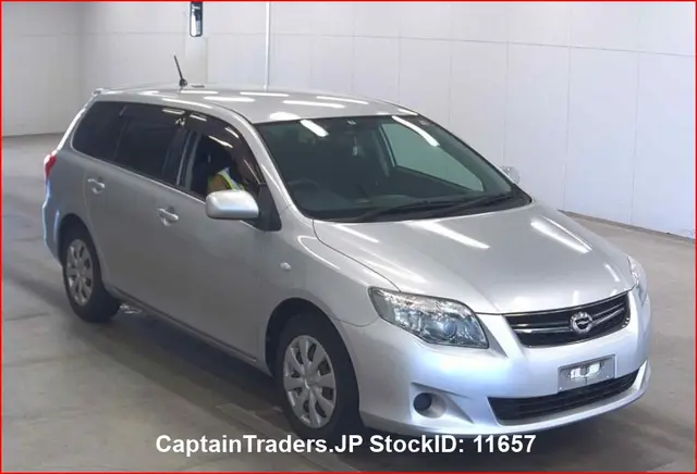 2010 Toyota Corolla Fielder Silver Sedan for sale, Japanese used car export | GULJI TRADERS