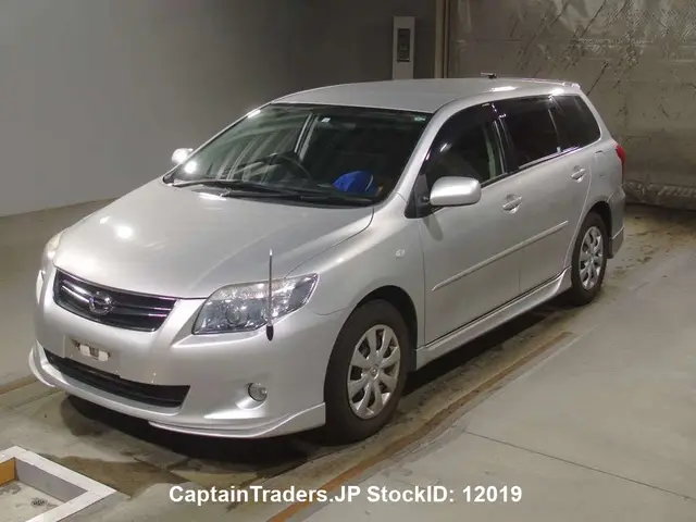 2010 Toyota Corolla Fielder - photo 1 2010 Toyota Corolla Fielder Silver Sedan for sale, Japanese used car export | GULJI TRADERS