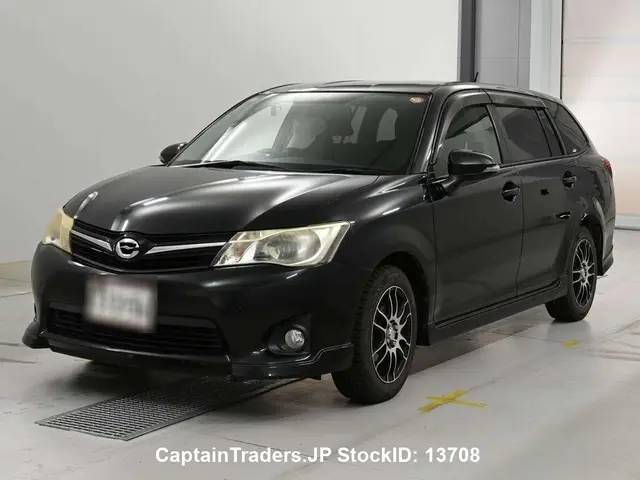 2013 Toyota Corolla Fielder Black Sedan for sale, Japanese used car export | GULJI TRADERS