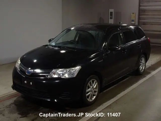 2013 Toyota Corolla Fielder Black Sedan for sale, Japanese used car export | GULJI TRADERS