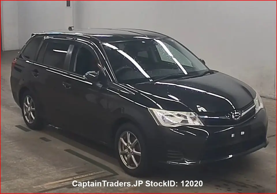 2014 Toyota Corolla Fielder Black Sedan for sale, Japanese used car export | GULJI TRADERS