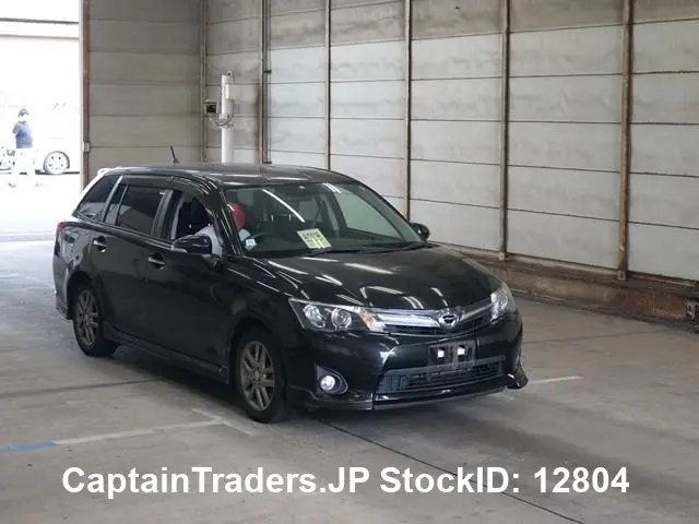 2014 Toyota Corolla Fielder Black Sedan for sale, Japanese used car export | GULJI TRADERS