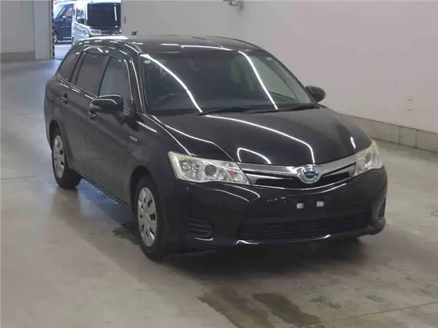 2014 Toyota Corolla Fielder Hybrid G ★ Cold Weather Specification - photo 1 2014 Toyota Corolla Fielder Hybrid G ★ Cold Weather Specification Black Van for sale, Japanese used car export - photo 1 of 15 | GULJI TRADERS
