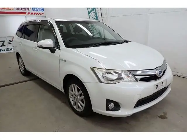 2014 Toyota Corolla Fielder Hybrid G, genuine navigation system, TV, and backup monitor. - photo 1 2014 Toyota Corolla Fielder Hybrid G, genuine navigation system, TV, and backup monitor. Pearl Van for sale, Japanese used car export - photo 1 of 30 | GULJI TRADERS
