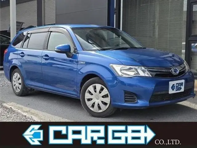 2014 Toyota Corolla Fielder 1.5 Hybrid G - photo 1 2014 Toyota Corolla Fielder 1.5 Hybrid G Blue Van for sale, Japanese used car export - photo 1 of 20 | GULJI TRADERS
