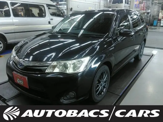 2014 Toyota Corolla Fielder 1500 Hybrid G, equipped with heated seats, 5-door, FCVT, 2WD, 5-seater Black Van for sale, Japanese used car export - photo 1 of 3 | GULJI TRADERS