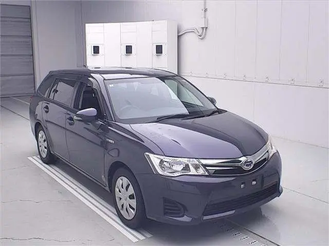 2014 Toyota Corolla Fielder Hybrid G Purple Van for sale, Japanese used car export - photo 1 of 11 | GULJI TRADERS