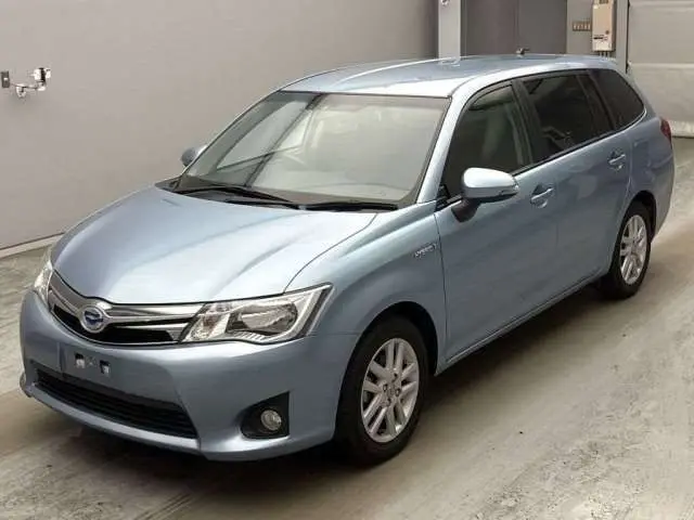2014 Toyota Corolla Fielder Hybrid G Blue Van for sale, Japanese used car export - photo 1 of 14 | GULJI TRADERS