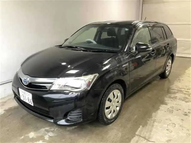 2014 Toyota Corolla Fielder Hybrid G Black Van for sale, Japanese used car export - photo 1 of 4 | GULJI TRADERS