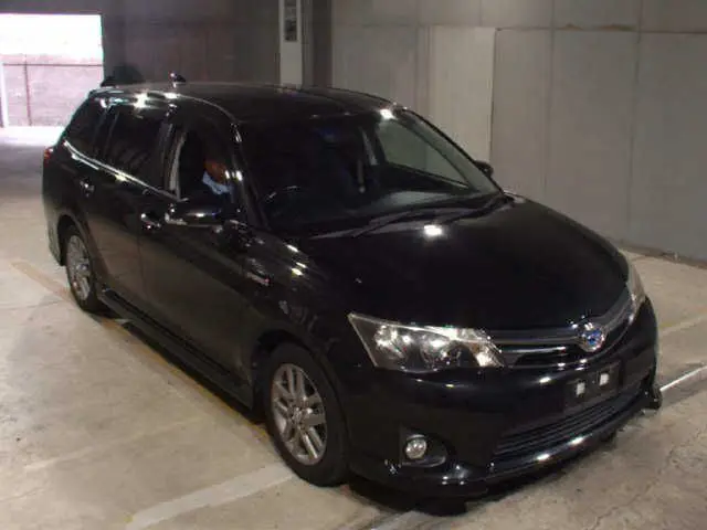 2014 Toyota Corolla Fielder Hybrid WxB Black Van for sale, Japanese used car export - photo 1 of 7 | GULJI TRADERS