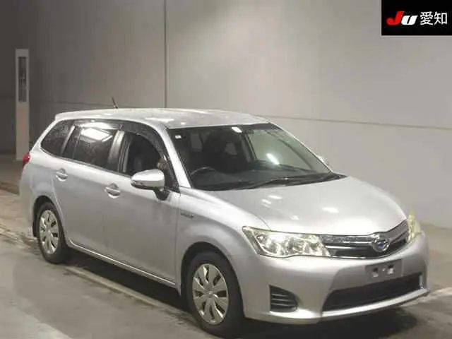 2014 Toyota Corolla Fielder Hybrid G Silver Van for sale, Japanese used car export - photo 1 of 9 | GULJI TRADERS