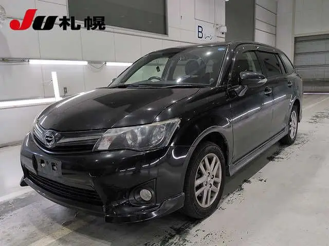 2014 Toyota Corolla Fielder 4WD 1.5G Aero Tourer Double WB Black Van for sale, Japanese used car export - photo 1 of 6 | GULJI TRADERS