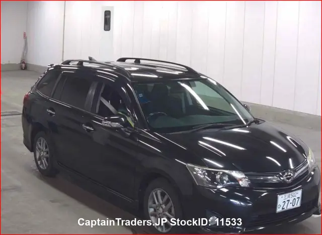 2014 Toyota Corolla Fielder - photo 1 2014 Toyota Corolla Fielder Black Sedan for sale, Japanese used car export | GULJI TRADERS
