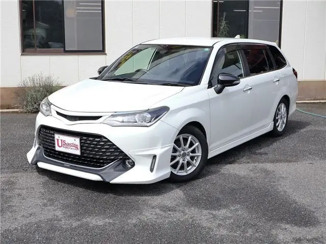 2015 Toyota Corolla Fielder Hybrid GWxB / SD Navigation / Full-segment TV / Black Half-Leather Interior / Trade-in Vehicle - photo 1 2015 Toyota Corolla Fielder Hybrid GWxB / SD Navigation / Full-segment TV / Black Half-Leather Interior / Trade-in Vehicle Pearl Van for sale, Japanese used car export - photo 1 of 50 | GULJI TRADERS