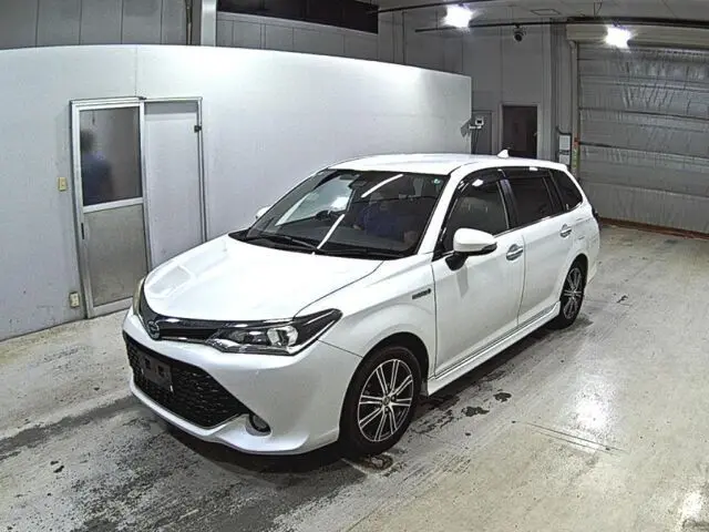 2015 Toyota Corolla Fielder Hybrid G Double By B - photo 1 2015 Toyota Corolla Fielder Hybrid G Double By B Pearl Van for sale, Japanese used car export - photo 1 of 5 | GULJI TRADERS