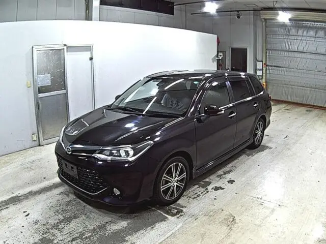 2015 Toyota Corolla Fielder 1.5G Double By B - photo 1 2015 Toyota Corolla Fielder 1.5G Double By B Purple Van for sale, Japanese used car export - photo 1 of 5 | GULJI TRADERS