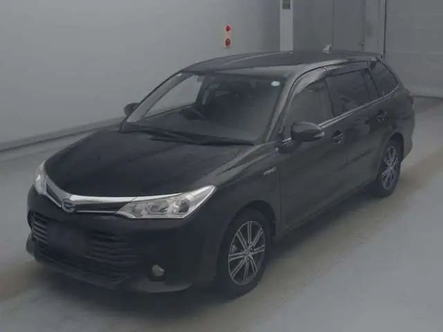 2015 Toyota Corolla Fielder Hybrid G Black Van for sale, Japanese used car export - photo 1 of 12 | GULJI TRADERS