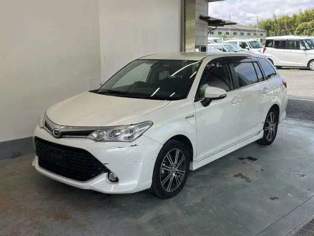 2015 Toyota Corolla Fielder Hybrid G ​​Aero Tourer Pearl Van for sale, Japanese used car export - photo 1 of 8 | GULJI TRADERS