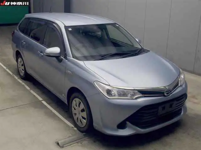 2015 Toyota Corolla Fielder hybrid Blue Van for sale, Japanese used car export - photo 1 of 11 | GULJI TRADERS