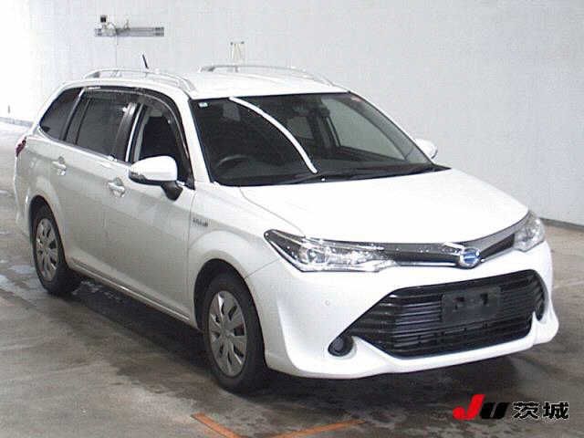 2015 Toyota Corolla Fielder Hybrid G - photo 1 2015 Toyota Corolla Fielder Hybrid G Sedan for sale, Japanese used car export - photo 1 of 8 | GULJI TRADERS