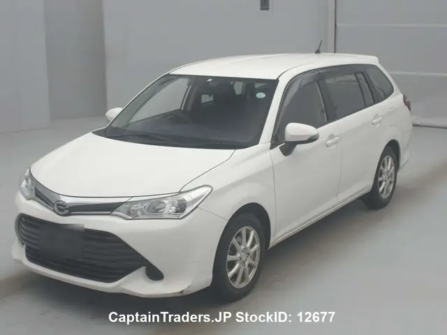 2016 Toyota Corolla Fielder White Sedan for sale, Japanese used car export | GULJI TRADERS