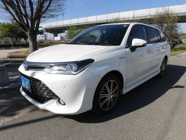 2016 Toyota Corolla Fielder HVGWXB Pearl Van for sale, Japanese used car export - photo 1 of 24 | GULJI TRADERS