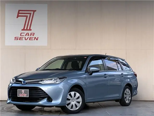 2016 Toyota Corolla Fielder Hybrid G Blue Van for sale, Japanese used car export - photo 1 of 40 | GULJI TRADERS