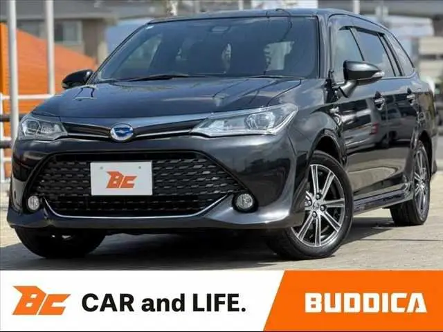2016 Toyota Corolla Fielder Hybrid G ​​Double By B ★ Mid-term ★ Smart Key ★ Navigation Black Van for sale, Japanese used car export - photo 1 of 44 | GULJI TRADERS