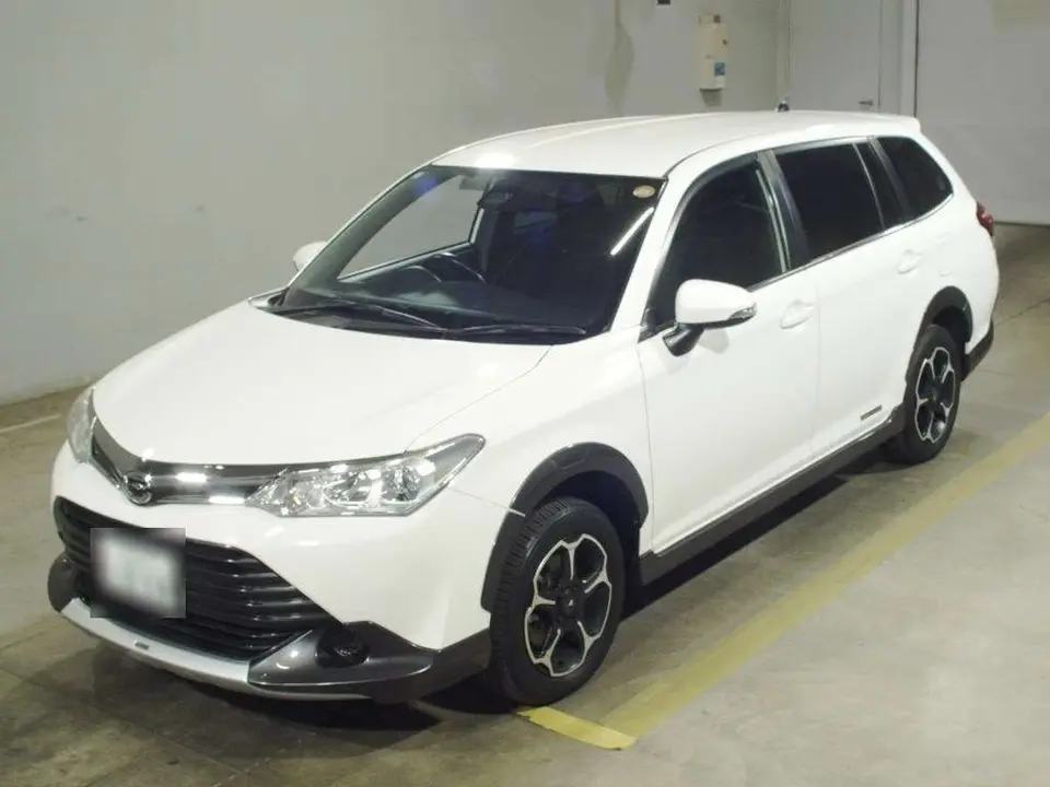 2016 Toyota Corolla Fielder Crossfielder 1.5G 4WD White Van for sale, Japanese used car export - photo 1 of 2 | GULJI TRADERS
