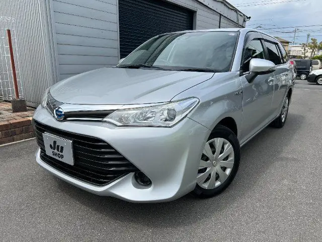 2016 Toyota Corolla Fielder Hybrid G Silver Van for sale, Japanese used car export - photo 1 of 24 | GULJI TRADERS