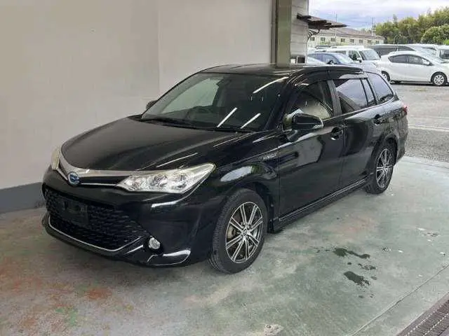 2016 Toyota Corolla Fielder Hybrid G ​​Aero Tourer Black Van for sale, Japanese used car export - photo 1 of 8 | GULJI TRADERS