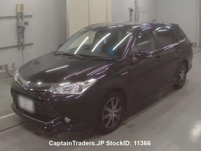 2016 Toyota Corolla Fielder Black Sedan for sale, Japanese used car export | GULJI TRADERS