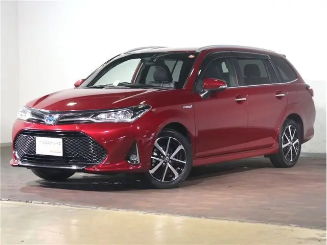 2017 Toyota Corolla Fielder Hybrid G Double By B - photo 1 2017 Toyota Corolla Fielder Hybrid G Double By B Red Van for sale, Japanese used car export - photo 1 of 60 | GULJI TRADERS