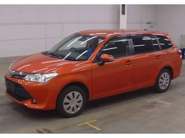 2017 Toyota Corolla Fielder 1.5X Orange Van for sale, Japanese used car export - photo 1 of 3 | GULJI TRADERS