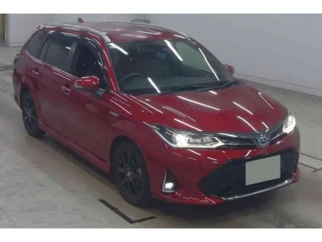 2017 Toyota Corolla Fielder HV G WxB Late Model - photo 1 2017 Toyota Corolla Fielder HV G WxB Late Model Red Van for sale, Japanese used car export - photo 1 of 9 | GULJI TRADERS