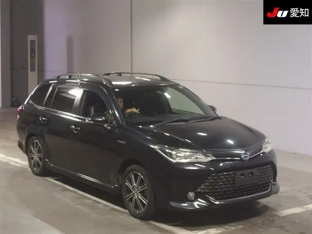2017 Toyota Corolla Fielder Hybrid G ​​WxB Black Van for sale, Japanese used car export - photo 1 of 9 | GULJI TRADERS