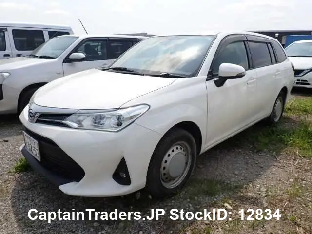 2018 Toyota Corolla Fielder White Sedan for sale, Japanese used car export | GULJI TRADERS