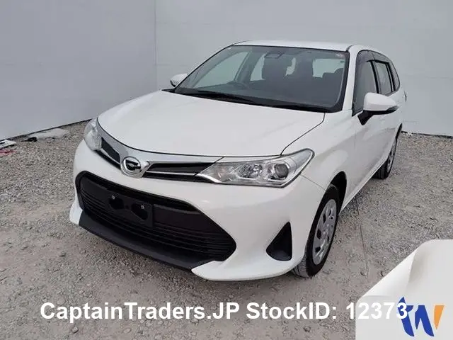 2018 Toyota Corolla Fielder White Sedan for sale, Japanese used car export | GULJI TRADERS
