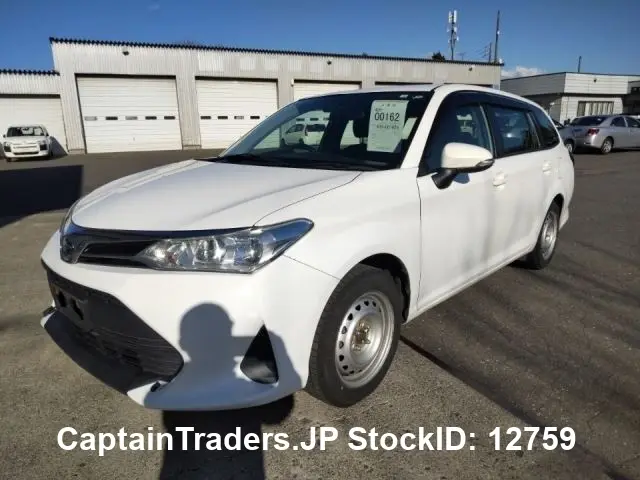 2018 Toyota Corolla Fielder White Sedan for sale, Japanese used car export | GULJI TRADERS