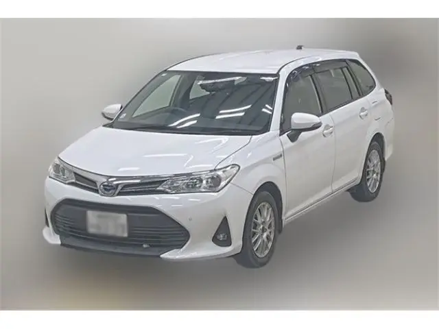 2018 Toyota Corolla Fielder hybrid - photo 1 2018 Toyota Corolla Fielder hybrid White Van for sale, Japanese used car export - photo 1 of 12 | GULJI TRADERS
