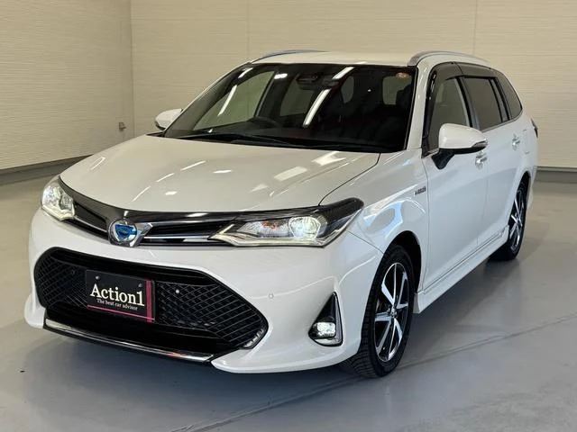 2018 Toyota Corolla Fielder Hybrid G - photo 1 2018 Toyota Corolla Fielder Hybrid G Sedan for sale, Japanese used car export - photo 1 of 64 | GULJI TRADERS