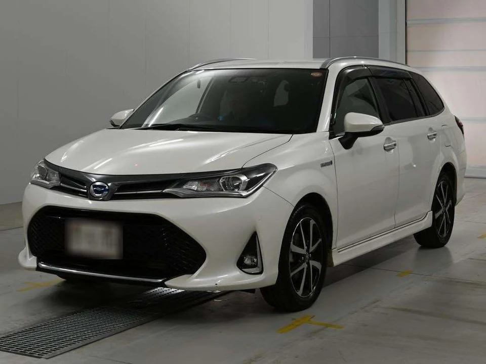 2018 Toyota Corolla Fielder HV WxB Sedan for sale, Japanese used car export - photo 1 of 12 | GULJI TRADERS