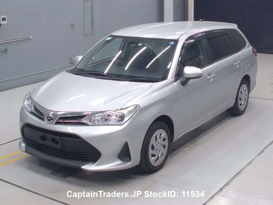 2018 Toyota Corolla Fielder Silver Sedan for sale, Japanese used car export | GULJI TRADERS