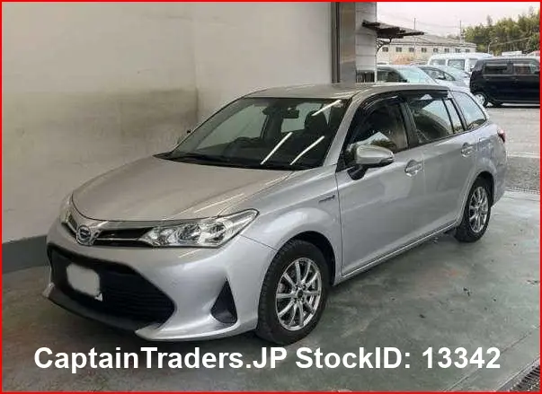 2019 Toyota Corolla Fielder Silver Sedan for sale, Japanese used car export | GULJI TRADERS